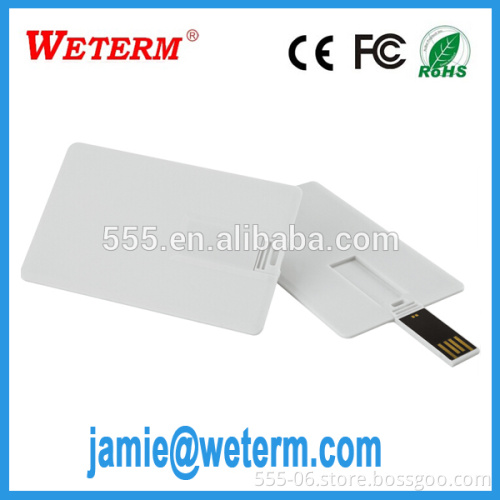 new arrival promotional gift plastic business credit card usb flash drive